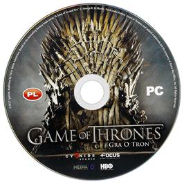 Artwork on the Disc for Game of Thrones on the Microsoft Windows.