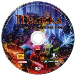 Artwork on the Disc for Magicka on the Microsoft Windows.