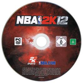 Artwork on the Disc for NBA 2K12 on the Microsoft Windows.