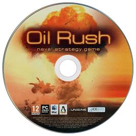 Artwork on the Disc for Oil Rush on the Microsoft Windows.