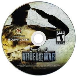 Artwork on the Disc for Order of War on the Microsoft Windows.