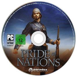 Artwork on the Disc for Pride of Nations on the Microsoft Windows.