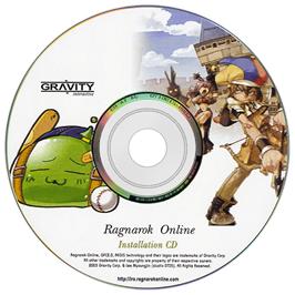 Artwork on the Disc for Ragnarok Online on the Microsoft Windows.