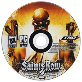 Artwork on the Disc for Saints Row 2 on the Microsoft Windows.