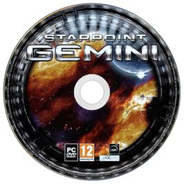 Artwork on the Disc for Starpoint Gemini on the Microsoft Windows.
