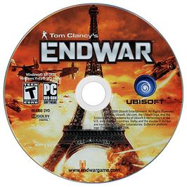 Artwork on the Disc for Tom Clancy's EndWar on the Microsoft Windows.