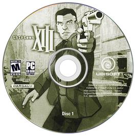 Artwork on the Disc for XIII on the Microsoft Windows.