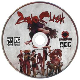 Artwork on the Disc for Zeno Clash on the Microsoft Windows.