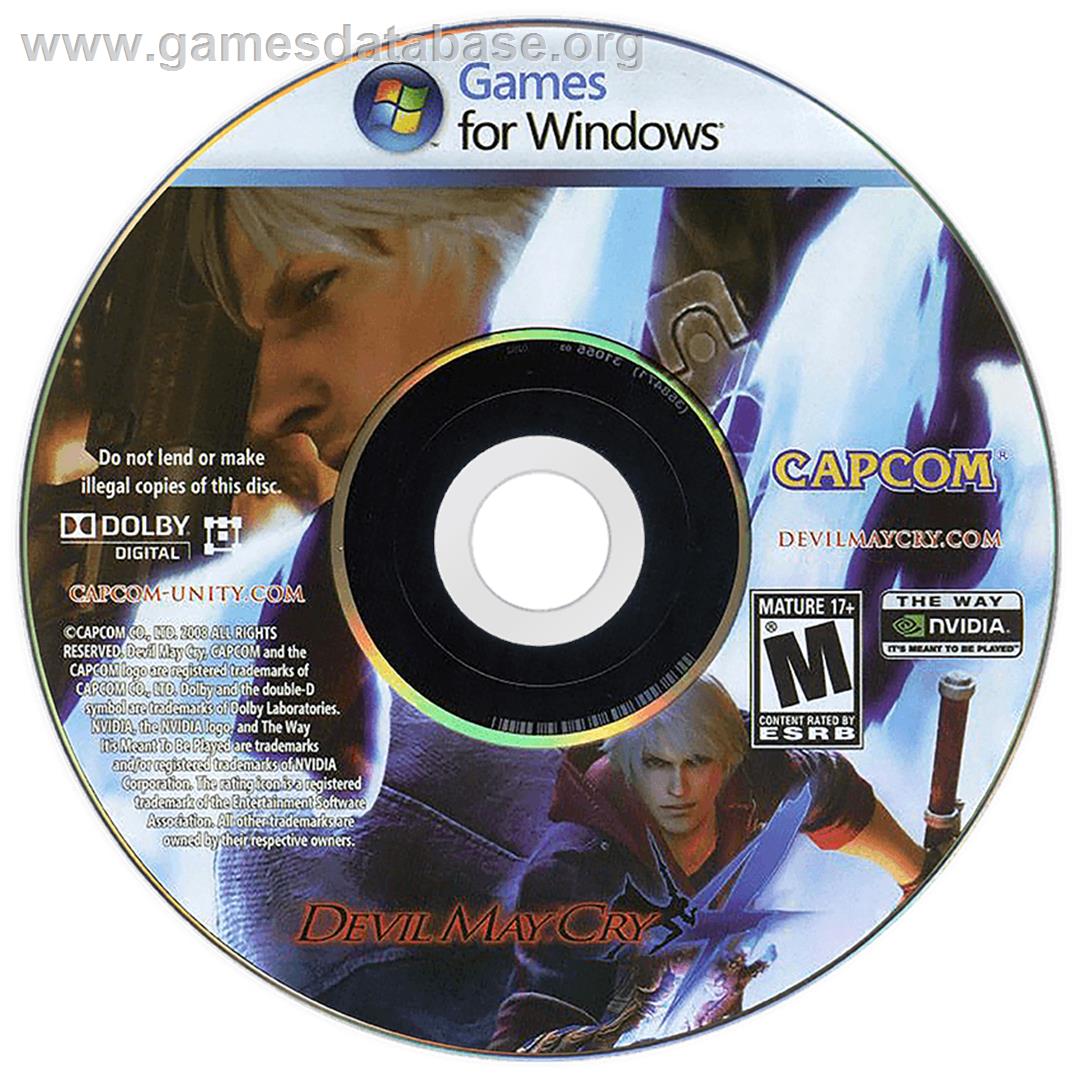 Devil May Cry 4 - Microsoft Windows - Artwork - Disc