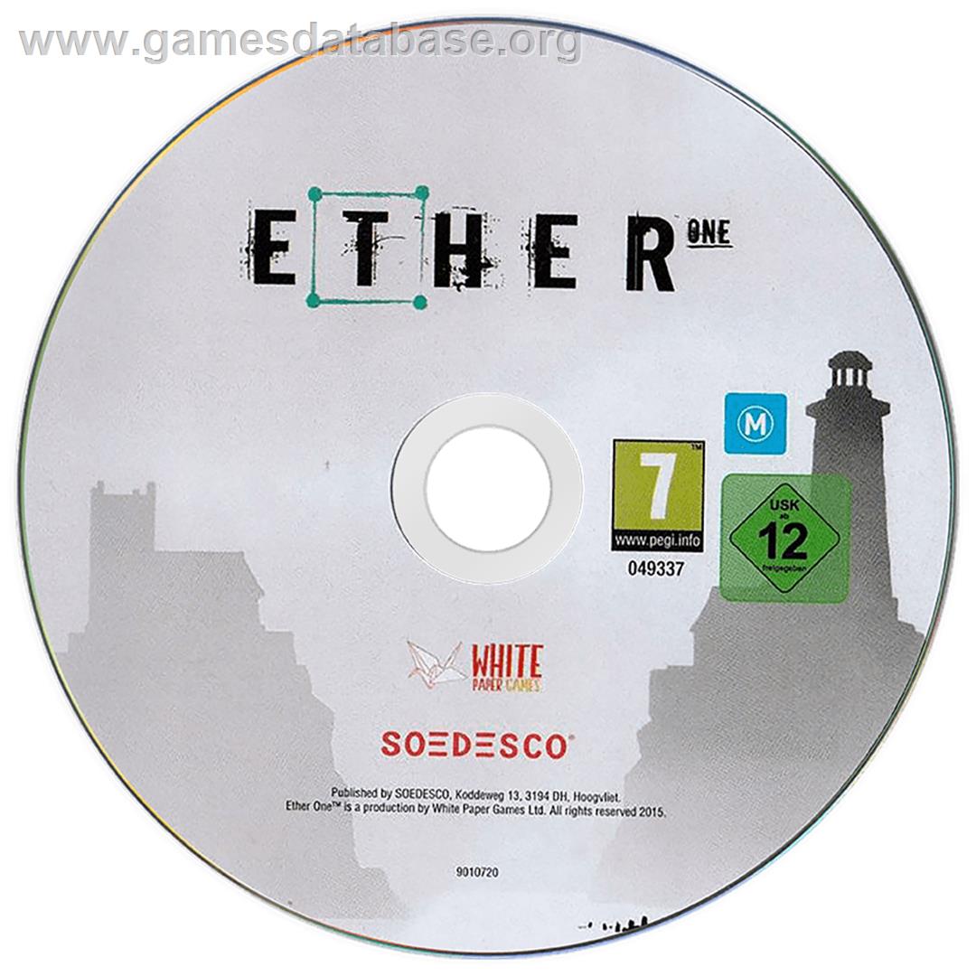Ether One - Microsoft Windows - Artwork - Disc