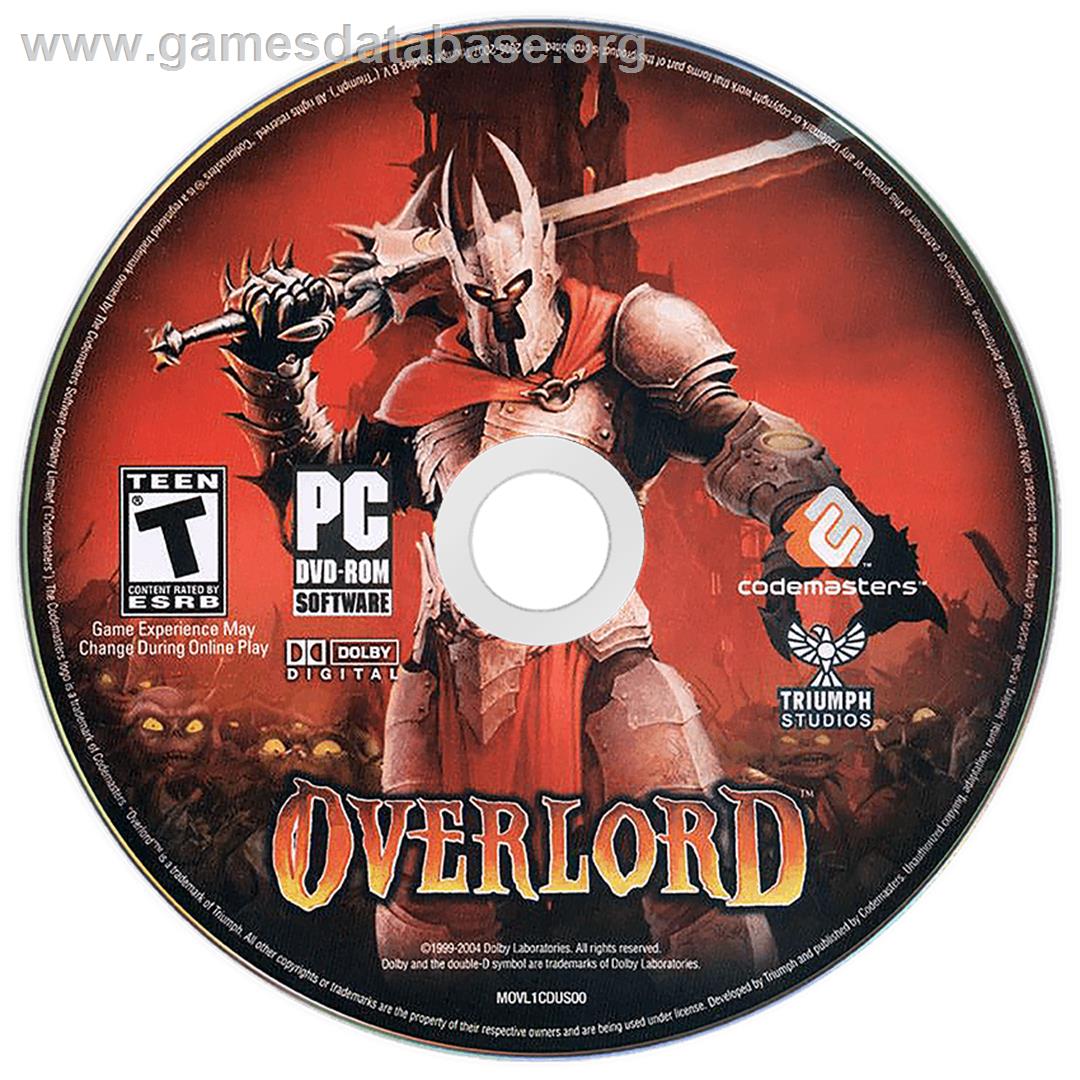Overlord - Microsoft Windows - Artwork - Disc