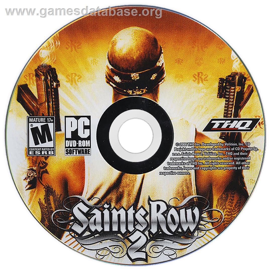 Saints Row 2 - Microsoft Windows - Artwork - Disc