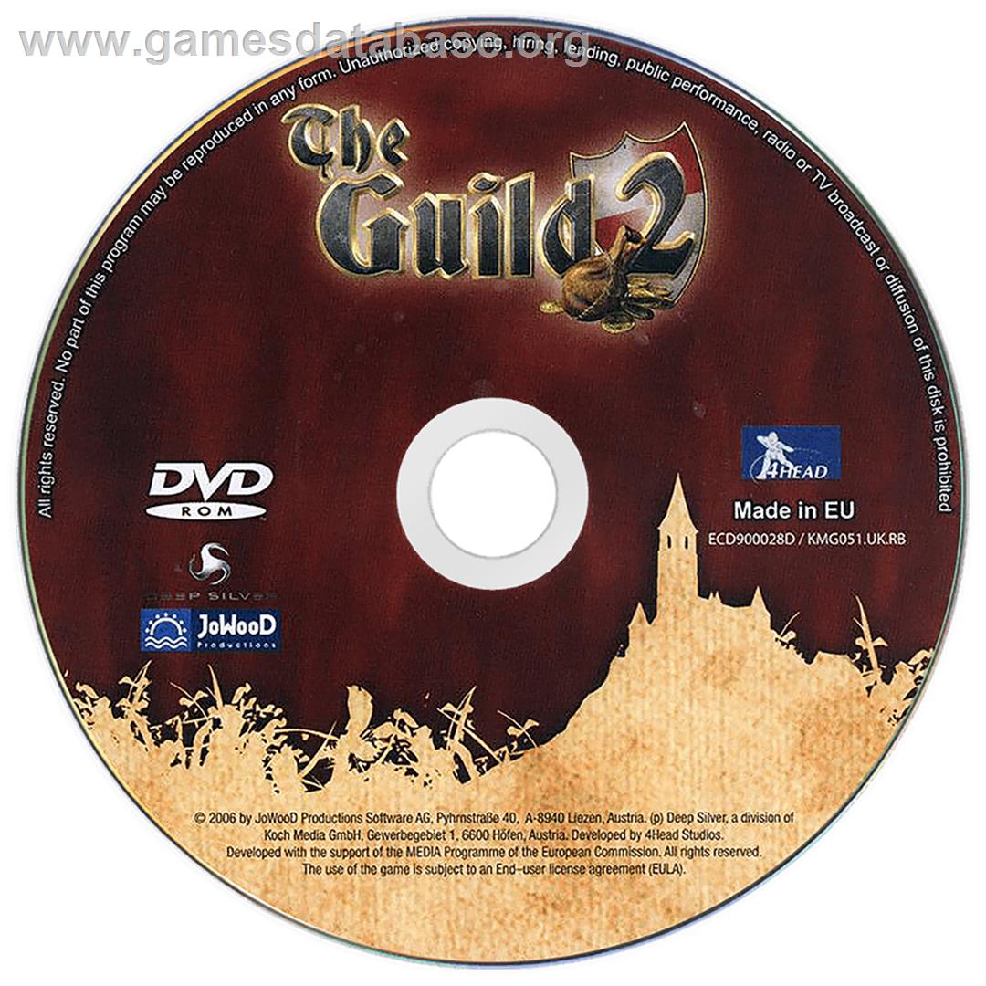 The Guild II - Microsoft Windows - Artwork - Disc