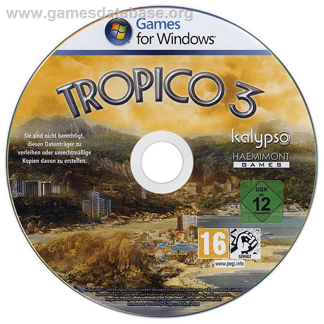Tropico 3 - Microsoft Windows - Artwork - Disc
