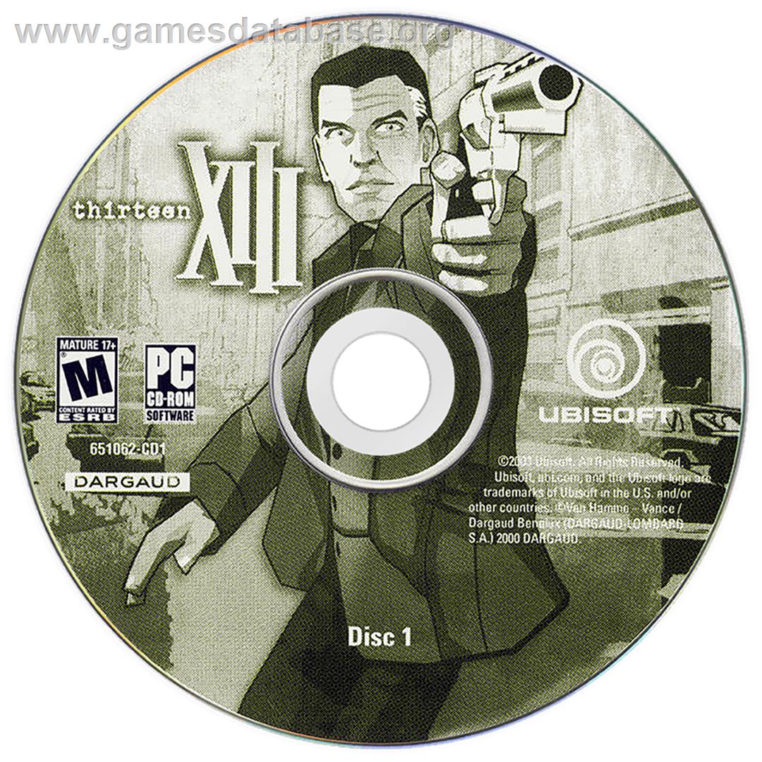 XIII - Microsoft Windows - Artwork - Disc