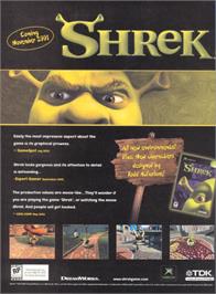 Advert for Shrek on the Microsoft Xbox.