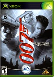 Box cover for 007: Everything or Nothing on the Microsoft Xbox.