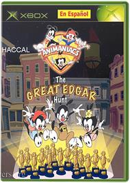 Box cover for Animaniacs: The Great Edgar Hunt on the Microsoft Xbox.