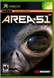 Box cover for Area 51 on the Microsoft Xbox.