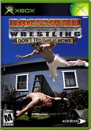 Box cover for Backyard Wrestling: Don't Try This at Home on the Microsoft Xbox.