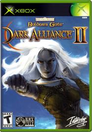 Box cover for Baldur's Gate: Dark Alliance 2 on the Microsoft Xbox.