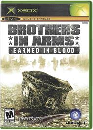Box cover for Brothers in Arms: Earned in Blood on the Microsoft Xbox.