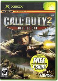 Box cover for Call of Duty 2: Big Red One on the Microsoft Xbox.