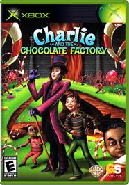 Box cover for Charlie and the Chocolate Factory on the Microsoft Xbox.