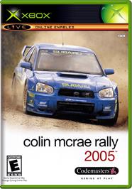 Box cover for Colin McRae Rally 2005 on the Microsoft Xbox.
