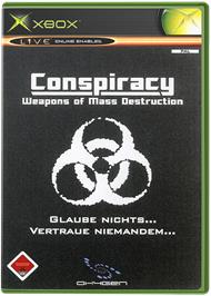 Box cover for Conspiracy: Weapons of Mass Destruction on the Microsoft Xbox.