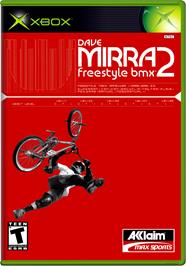 Box cover for Dave Mirra Freestyle BMX 2 on the Microsoft Xbox.