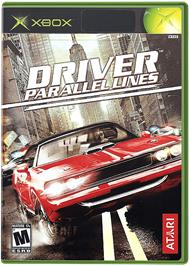 Box cover for Driver: Parallel Lines on the Microsoft Xbox.