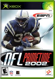 Box cover for ESPN NFL Primetime 2002 on the Microsoft Xbox.