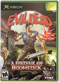 Box cover for Evil Dead: A Fistful of Boomstick on the Microsoft Xbox.