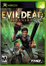 Box cover for Evil Dead: Regeneration on the Microsoft Xbox.