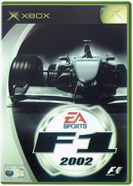 Box cover for F1 2002 on the Microsoft Xbox.