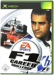 Box cover for F1 Career Challenge on the Microsoft Xbox.
