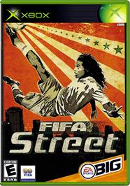 Box cover for FIFA Street on the Microsoft Xbox.