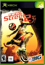 Box cover for FIFA Street 2 on the Microsoft Xbox.