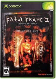 Box cover for Fatal Frame II: Crimson Butterfly on the Microsoft Xbox.