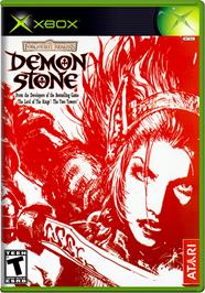 Box cover for Forgotten Realms: Demon Stone on the Microsoft Xbox.
