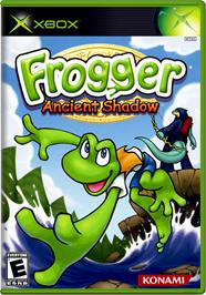 Box cover for Frogger: Ancient Shadow on the Microsoft Xbox.