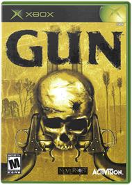 Box cover for GUN on the Microsoft Xbox.