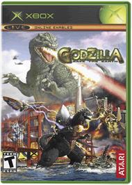Box cover for Godzilla: Save the Earth on the Microsoft Xbox.