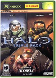 Box cover for Halo Triple Pack on the Microsoft Xbox.