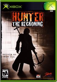 Box cover for Hunter: The Reckoning on the Microsoft Xbox.
