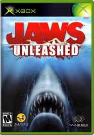Box cover for Jaws: Unleashed on the Microsoft Xbox.