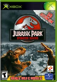 Box cover for Jurassic Park: Operation Genesis on the Microsoft Xbox.