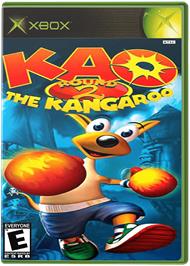 Box cover for Kao the Kangaroo Round 2 on the Microsoft Xbox.
