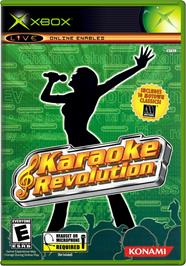 Box cover for Karaoke Revolution on the Microsoft Xbox.